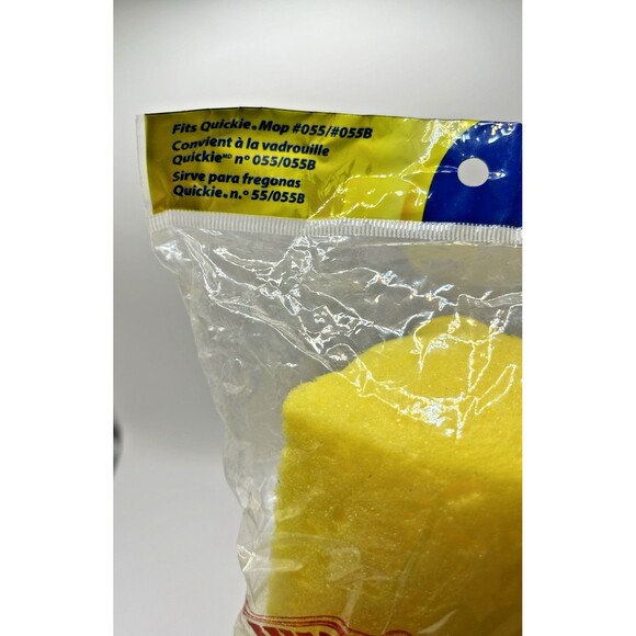 Quickie Jumbo Mop & Scrub Roller Mop Refill, Type P Fits Quickie Mop #055/#055B - Picture 4 of 8